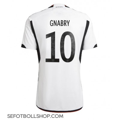 Billiga Tyskland Serge Gnabry #10 Hemma fotbollskläder VM 2022 Kortärmad